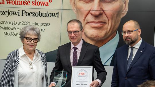 Andrzej Poczobut odebrał wyróżnienie „Za wolność słowa”