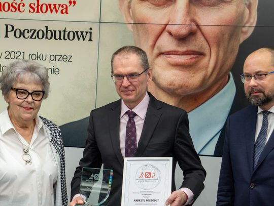 Andrzej Poczobut odebrał wyróżnienie „Za wolność słowa”