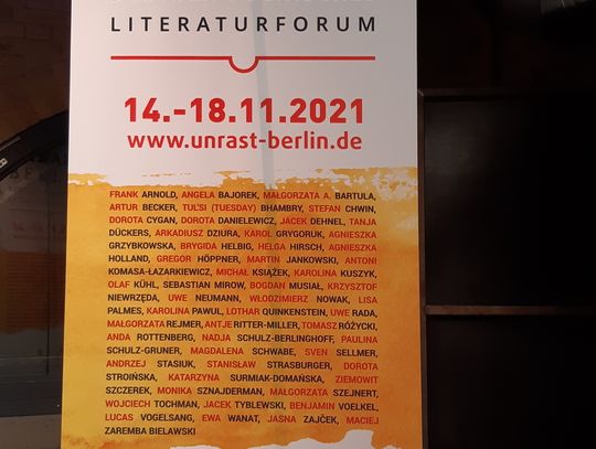 Polsko - niemieckie forum literackie UNRAST w Berlinie