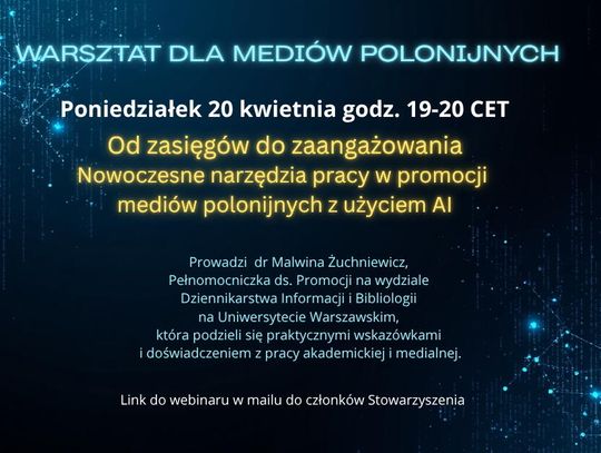 Webinary ŚSMP – rozwój kompetencji mediów polonijnych